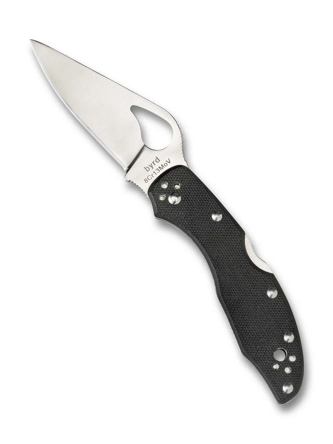 Spyderco Byrd Meadowlark 2 G-10 Black - PlainEdge (BY04GP2)