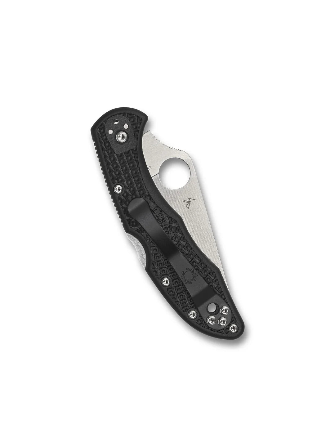 Spyderco Delica 4 Lightweight Thin Red Line - CombinationEdge (C11FPSBKRD)
