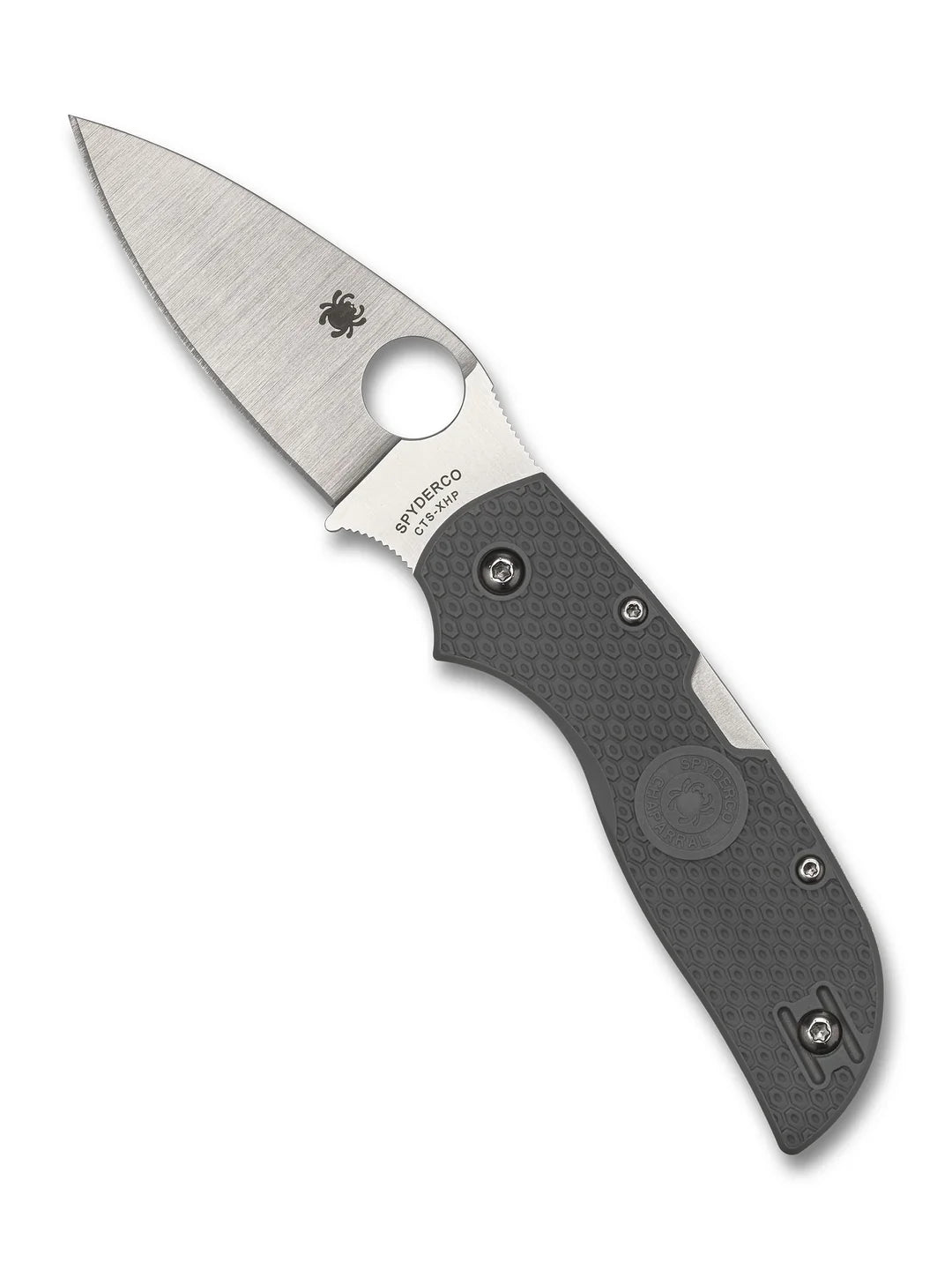 Spyderco Chaparral Gray FRN - PlainEdge (C152PGY)