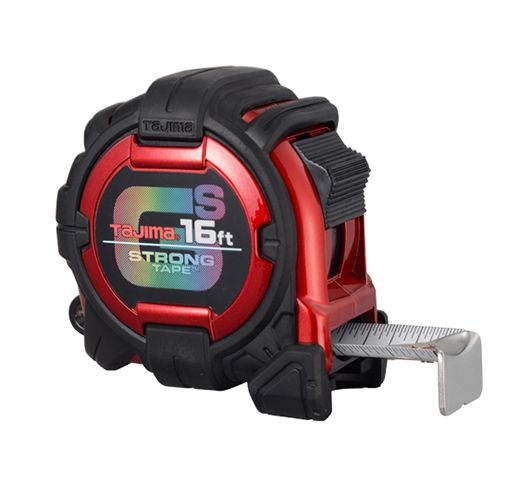 TAJIMA GS-16BW 16 Ft. x 1 In. Extra Stiff Dual Sided Blade Measure Tape