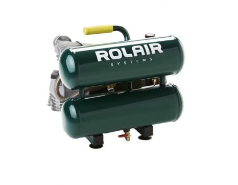 ROLAIR VT20ST 2 HP 5.5 CFM 4.2 Gallon Compressor, 115v (12.5A)