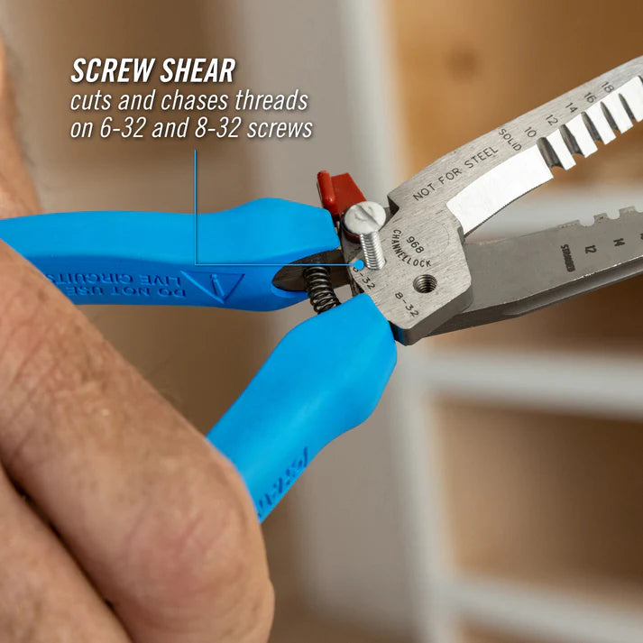CHANNEL LOCK 968 7.5-inch Forged Wire Stripper