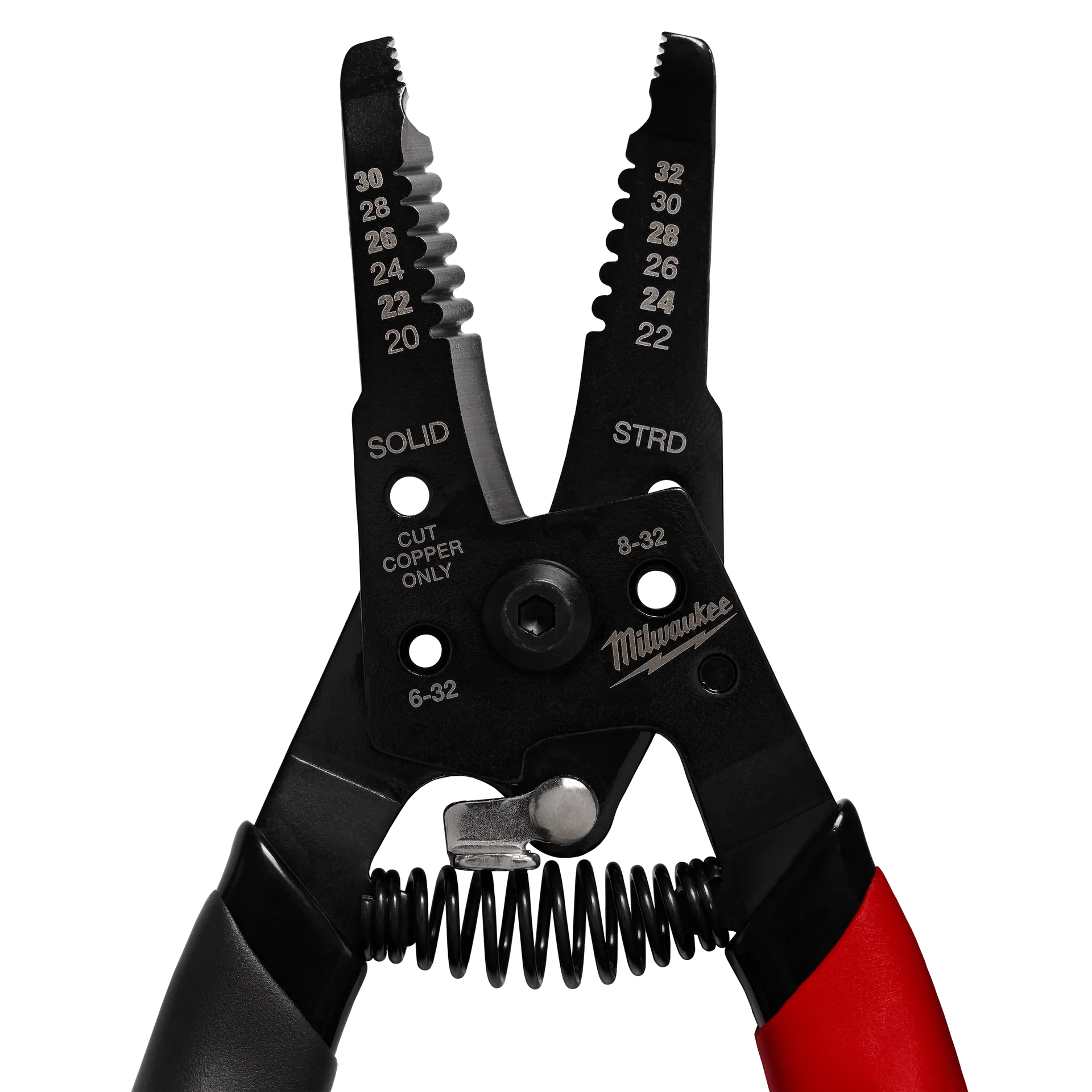 MILWAUKEE 48-22-3080 20-32 AWG Low Voltage Dipped Grip Wire Stripper & Cutter