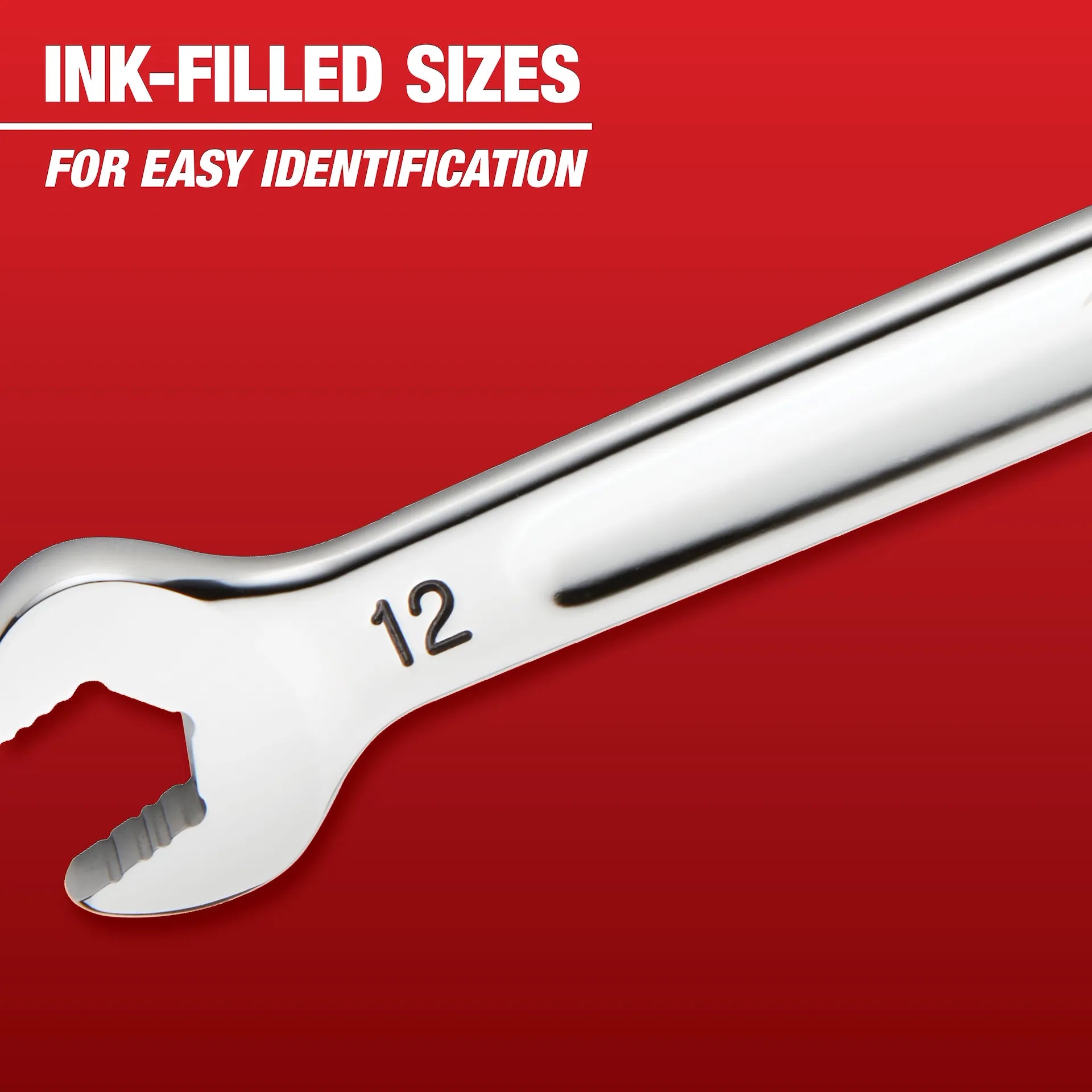 MILWAUKEE 45-96-9308 8mm Metric Ratcheting Combination Wrench