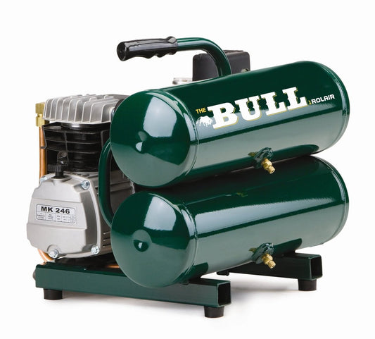 ROLAIR FC2002 2 HP 8.7 CFM 4.3 Gallon Compressor, 115v