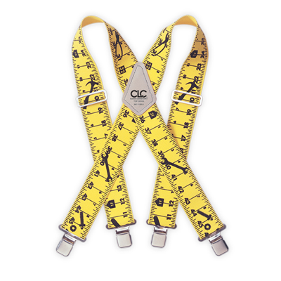 CLC 110RUL Heavy-Duty Tape Rule Elastic Suspenders