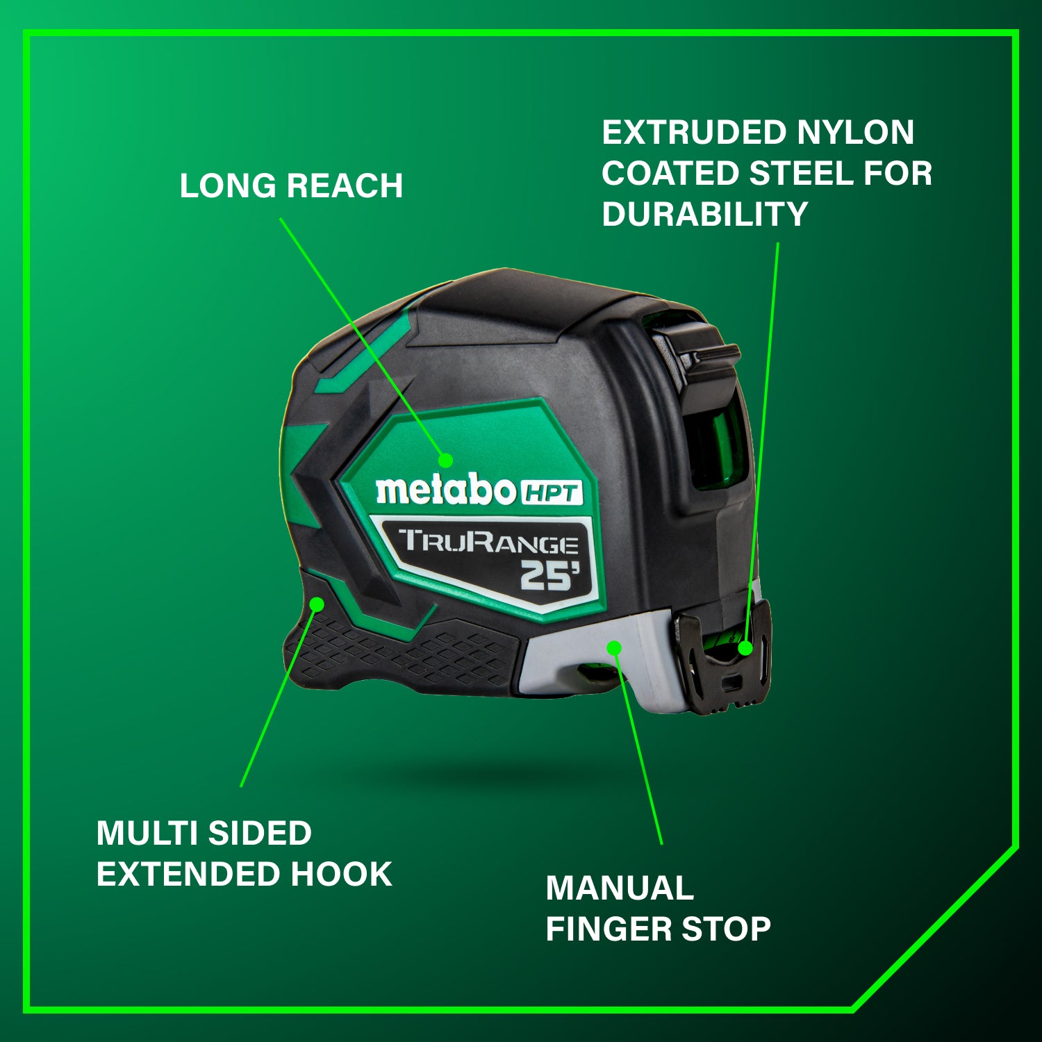 METABO 115925 25' TAPE MEASURE