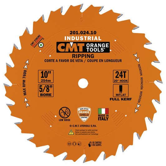 CMT 201.024.10 10" RIPPING BLADE B=5/8" T=24 FTG