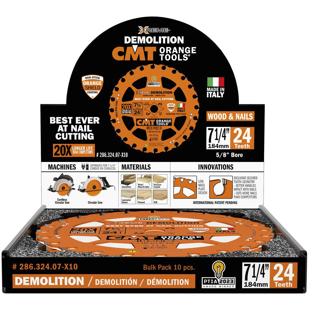 CMT 286.324.07-X10 7-1/4