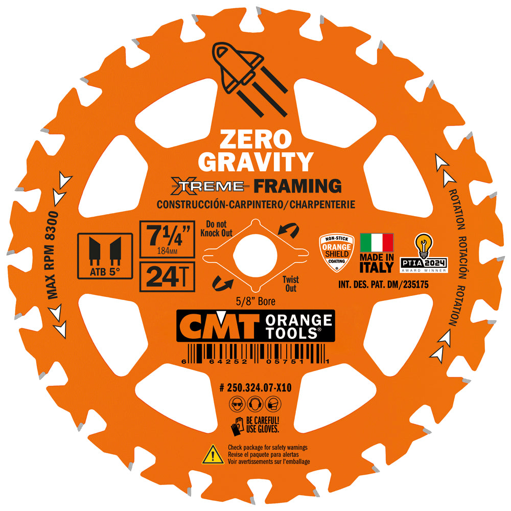 CMT 250.324.07-X10 7-1/4