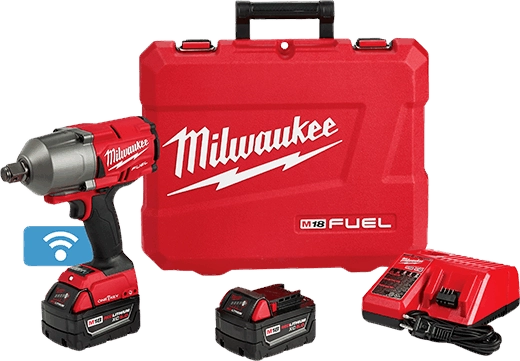 MILWAUKEE 2864-22 M18 FUEL™ w/ ONE-KEY™ High Torque Impact Wrench 3/4" Friction Ring Kit