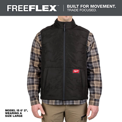 MILWAUKEE M350B FREEFLEX™ Lightweight Insulated Vest - BLACK