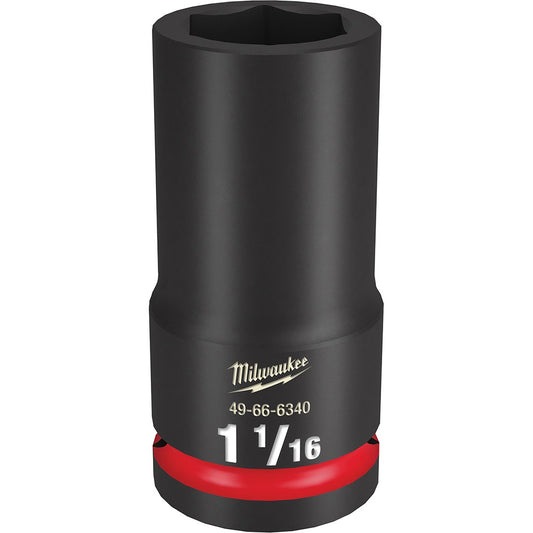 MILWAUKEE 49-66-6340 SHOCKWAVE™ Impact Duty 3/4" Drive 1-1/16" Deep 6 Point Socket