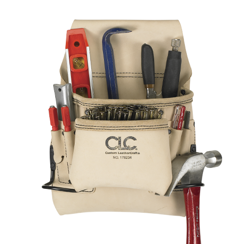 CLC 178234 8 Pocket Carpenter’s Nail & Tool Bag