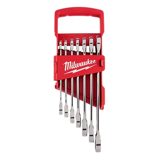 MILWAUKEE 48-22-9406 7pc Ratcheting Combination Wrench Set - SAE
