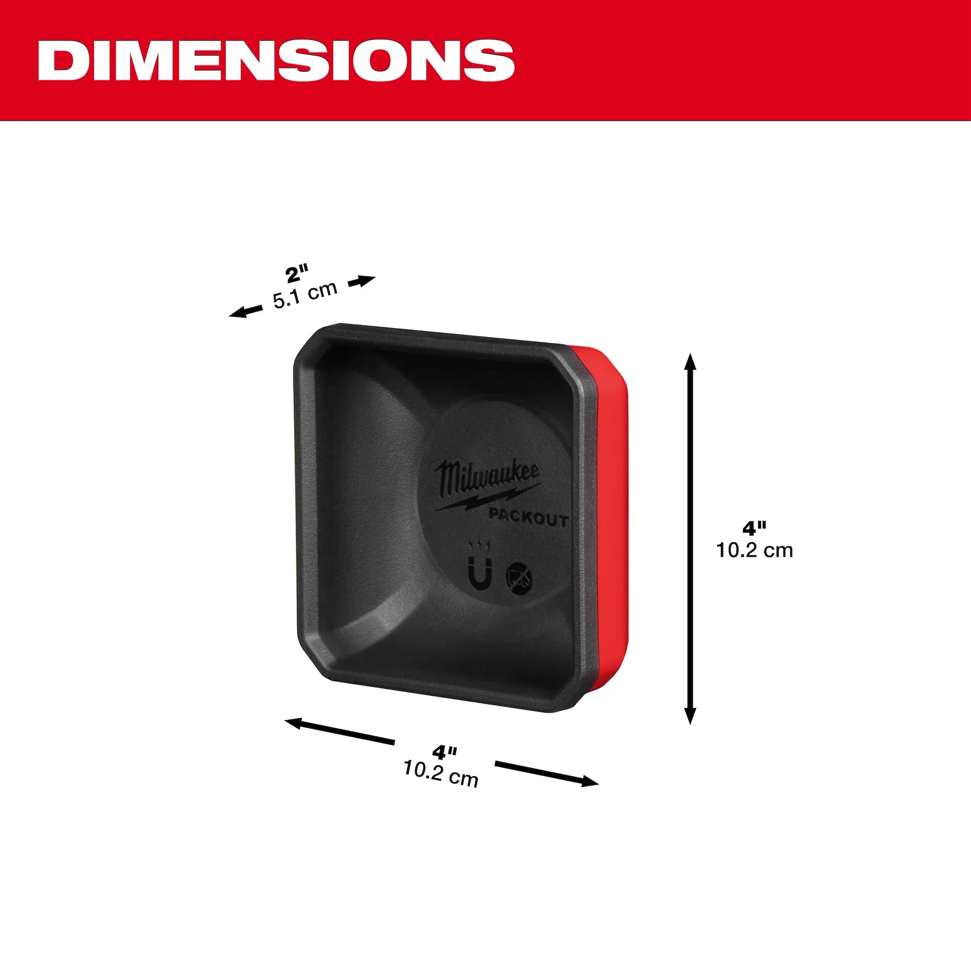 MILWAUKEE 48-22-8070 PACKOUT™ Magnetic Bin