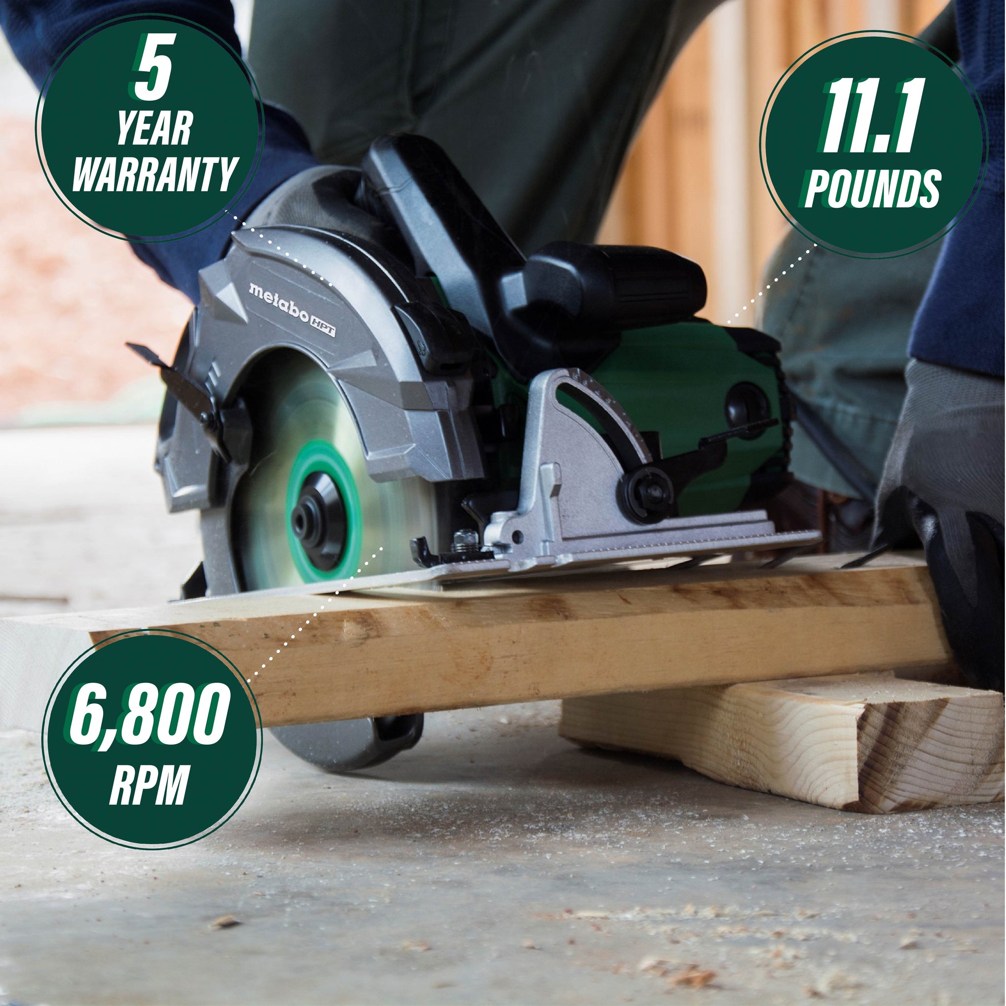 METABO C7URM 7-1/4 Inch Pro Circular Saw 