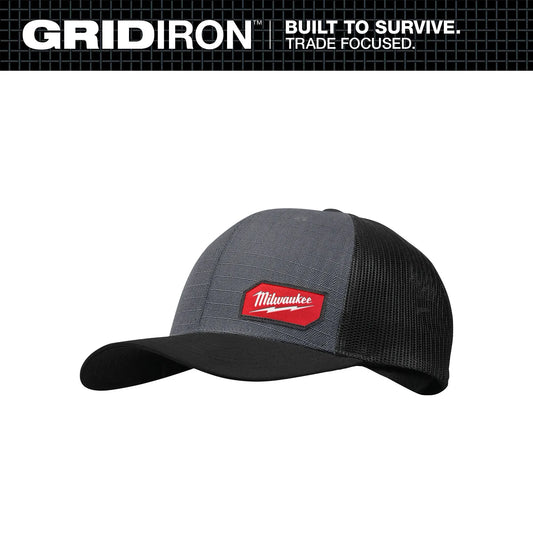 MILWAUKEE 505G GRIDIRON™ Snapback Trucker Hat - GRAY