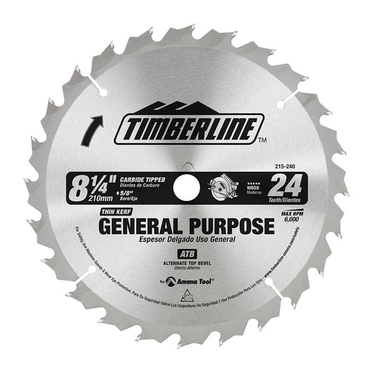 TIMBERLINE 215-240 8-1/4" GENERAL-PURPOSE BLADE  24T