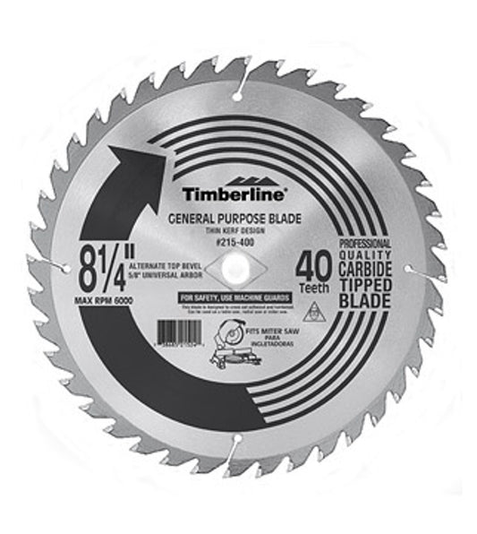 TIMBERLINE 215-400 8-1/4" GENERAL-PURPOSE BLADE 40T