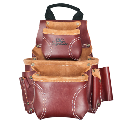 CLC 21685 Construction Worker’s Heavy-Duty Leather Nail & Tool Bag