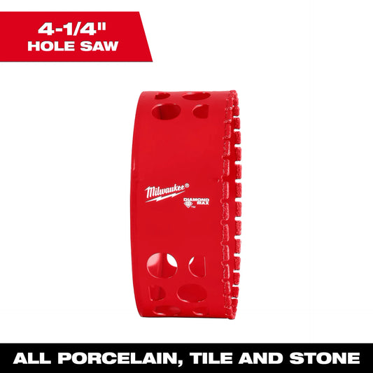 MILWAUKEE 49-56-5687 4-1/4" DIAMOND MAX HOLE SAW