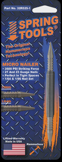 SPRING TOOLS 32R525-1  COMBO TOOL - PIN NAIL 1/96