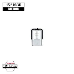 MILWAUKEE 45-34-2026 1/2" Drive Metric 6-Point 26mm Socket with FOUR FLAT™ Sides