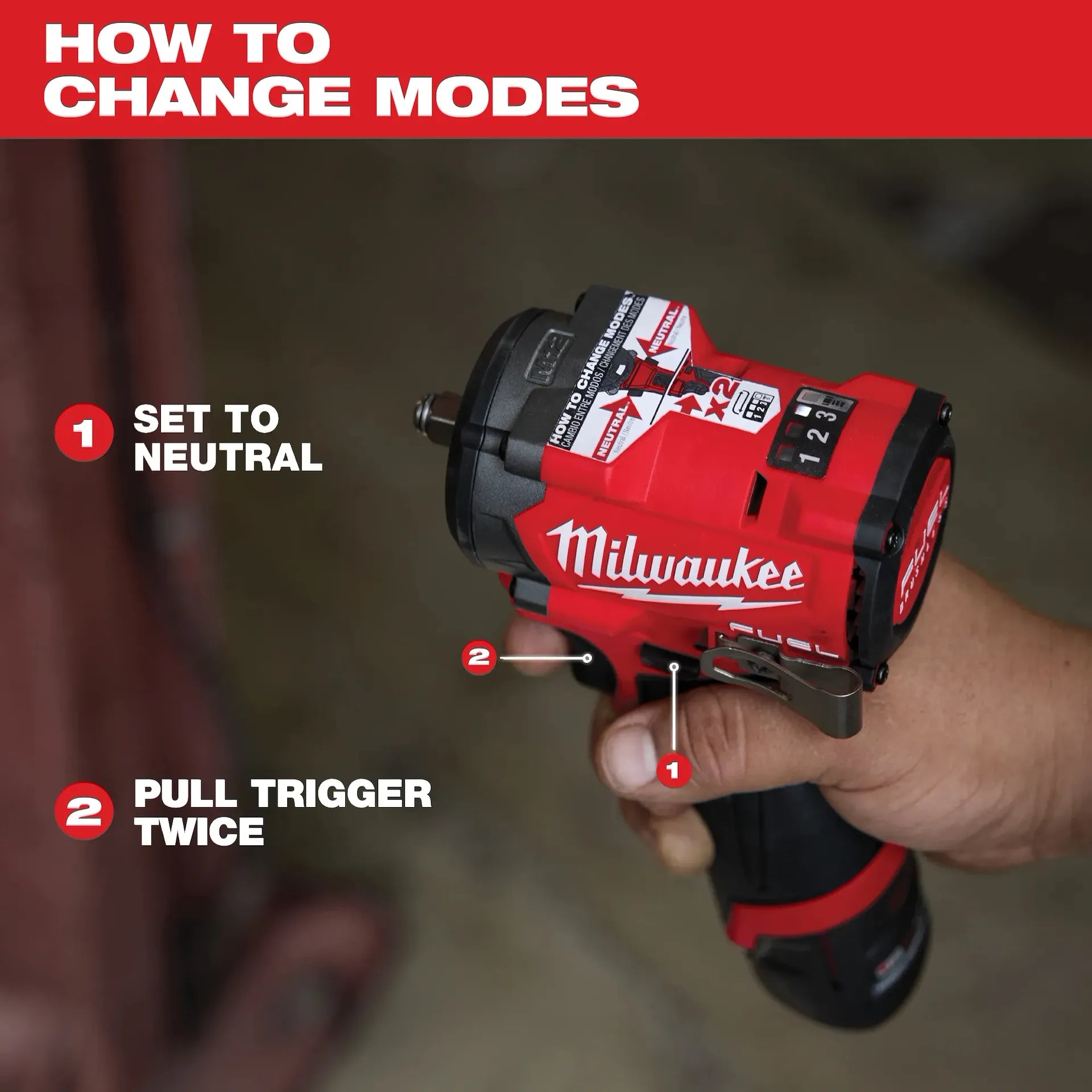 MILWAUKEE 2562-20 M12 FUEL™ Stubby 3/8