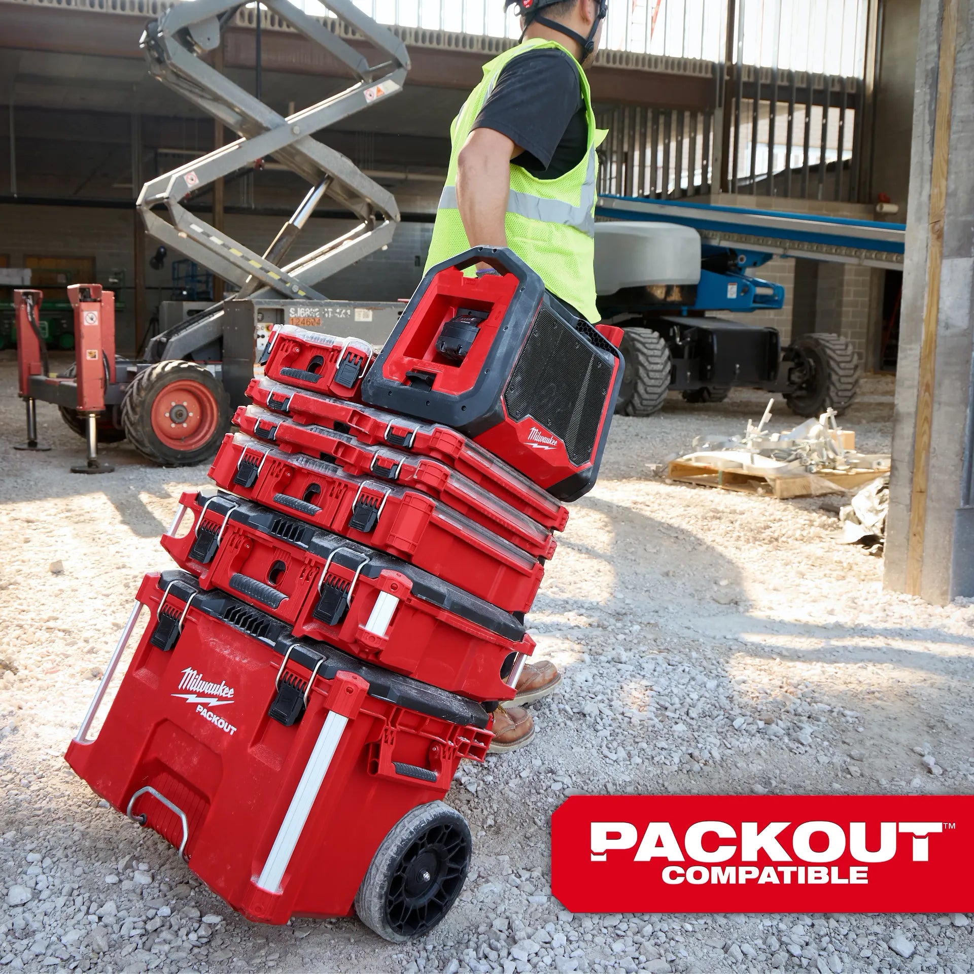 MILWAUKEE 2956-20 M18 BLUETOOTH® JOBSITE RADIO + CHARGER