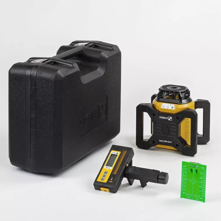 STABILA 04500TR LAR 160 G rotation laser, 4-piece set