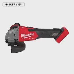 MILWAUKEE 2881-20 M18 FUEL™ 4-1/2" / 5" Braking Grinder Slide Switch, Lock-On (Tool Only)