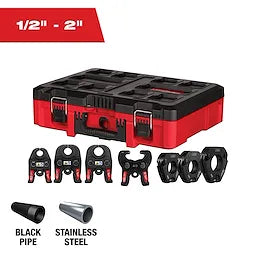 MILWAUKEE 49-16-2683 1/2"- 2" IPS-P Jaw and Pivoting Ring Kit for M18™ FORCE LOGIC™ Press Tools