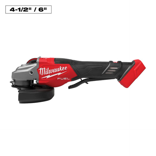 MILWAUKEE 3670-20 M18 FUEL™ 4-1/2"-6" Braking Grinder, Paddle Switch (Tool Only)