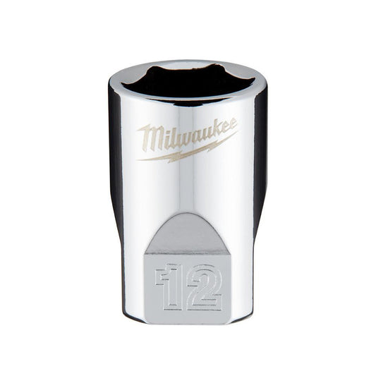 MILWAUKEE 45-34-9038 1/4" DRIVE SOCKET MET STD 12MM
