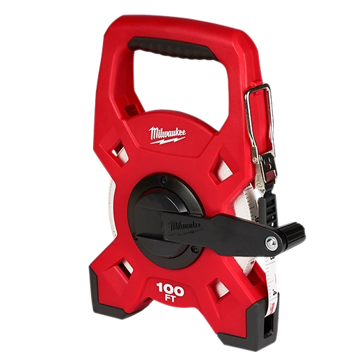 MILWAUKEE 48-22-5301 100ft Fiberglass Open Reel Long Tape Measure
