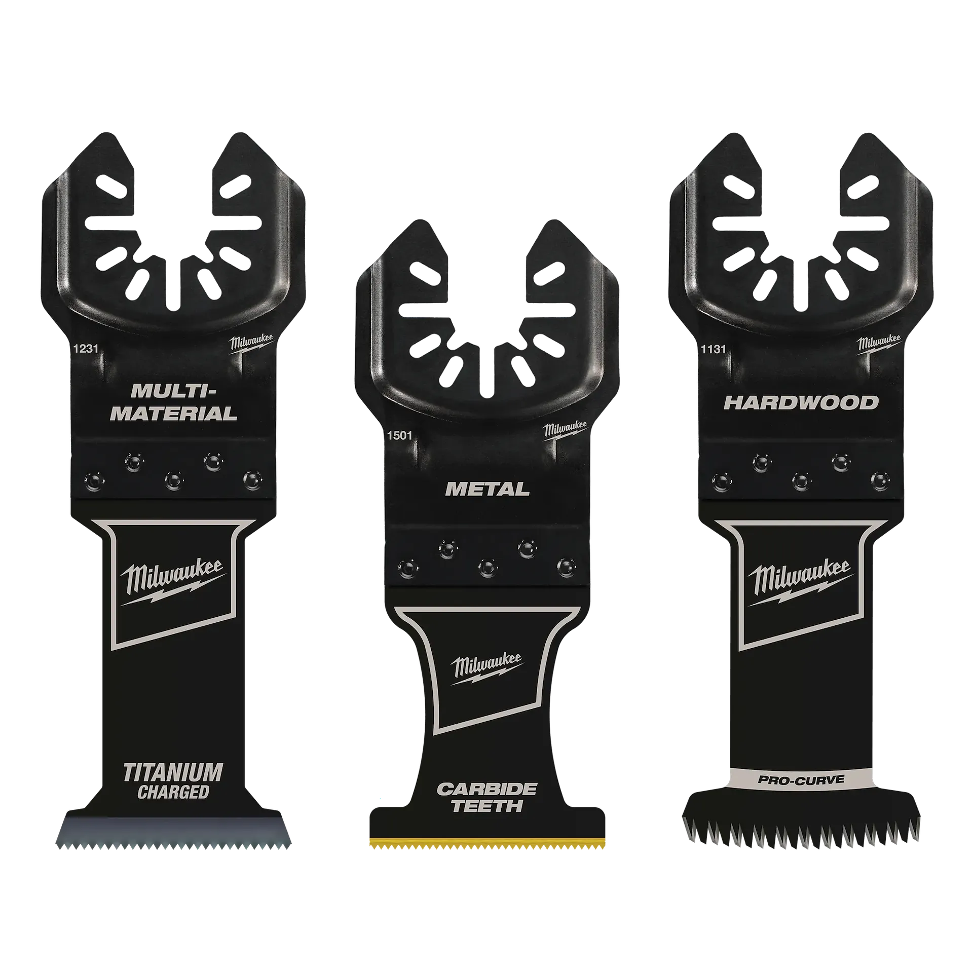 MILWAUKEE 49-10-9001 OPEN-LOK™ 3 PC All-Purpose Multi-Tool Blade Set