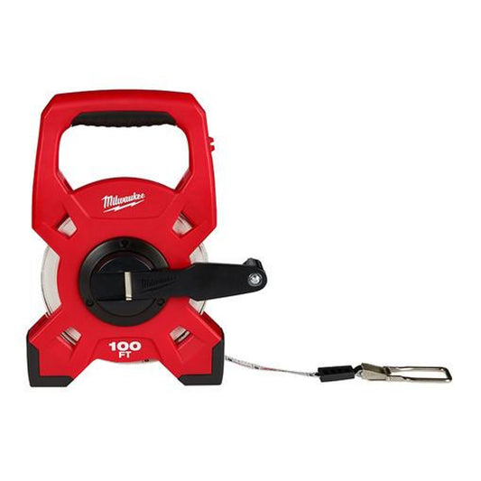 MILWAUKEE 48-22-5301 100ft Fiberglass Open Reel Long Tape Measure