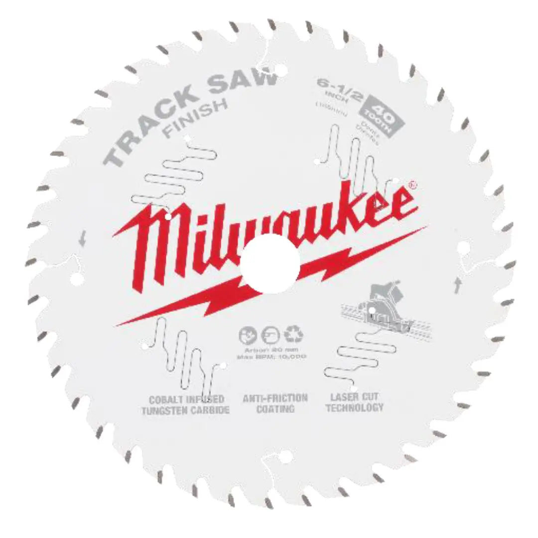 MILWAUKEE 48-40-0625 6-1/2” 40T Finish Track Saw Blade