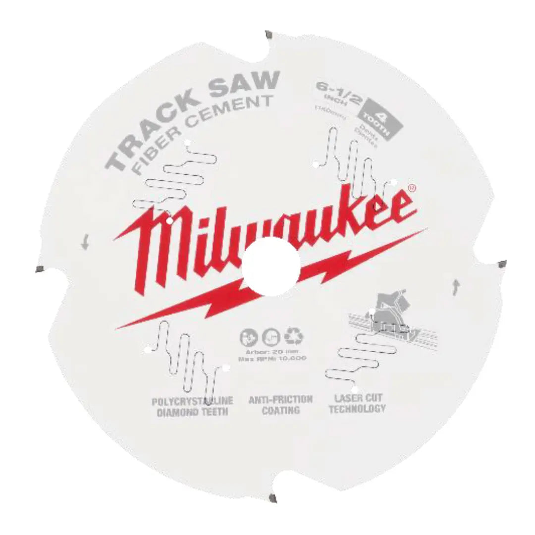 MILWAUKEE 48-40-0670 6-1/2” 4T Fiber Cement Track Saw Blade