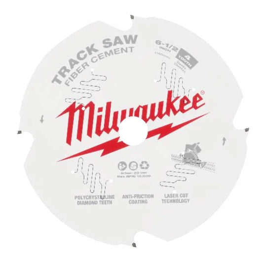 MILWAUKEE 48-40-0670 6-1/2” 4T Fiber Cement Track Saw Blade