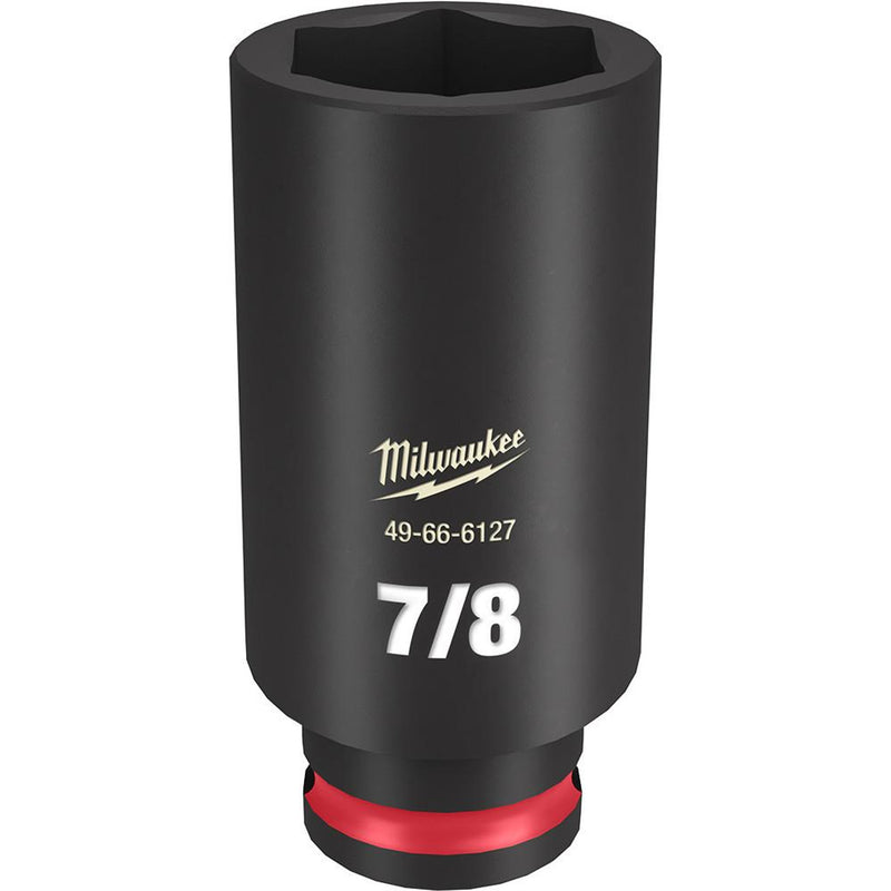 MILWAUKEE 49-66-6127 SHOCKWAVE Impact Duty Socket 3/8in Drive 7/8in Deep 6 Point