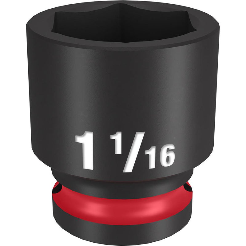MILWAUKEE 49-66-6211 1/2 DR 1-1/16 STD IMPACT SOCKET
