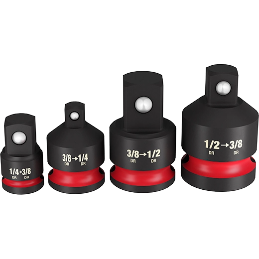 MILWAUKEE 49-66-6742 SHOCKWAVE™ Impact Duty 1/4"-1/2"Drive Adapter Set