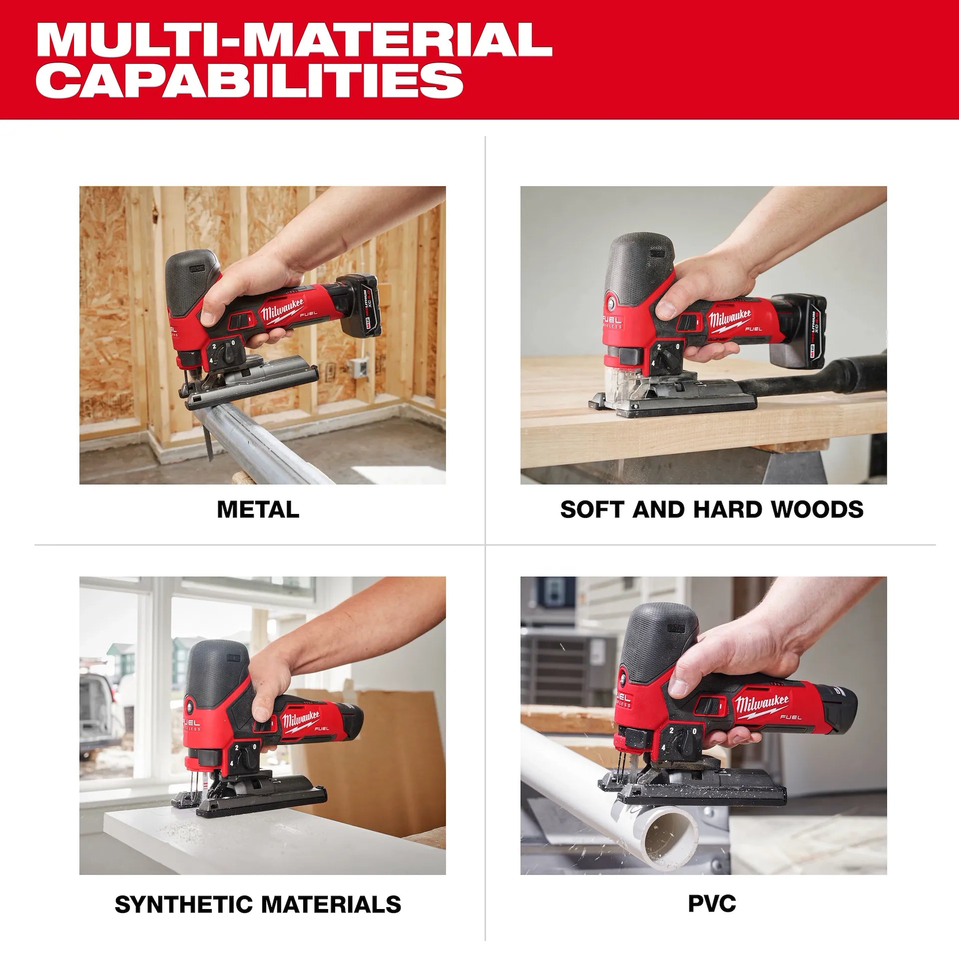 MILWAUKEE 2545-20 M12 FUEL™ Jig Saw (Tool Only)
