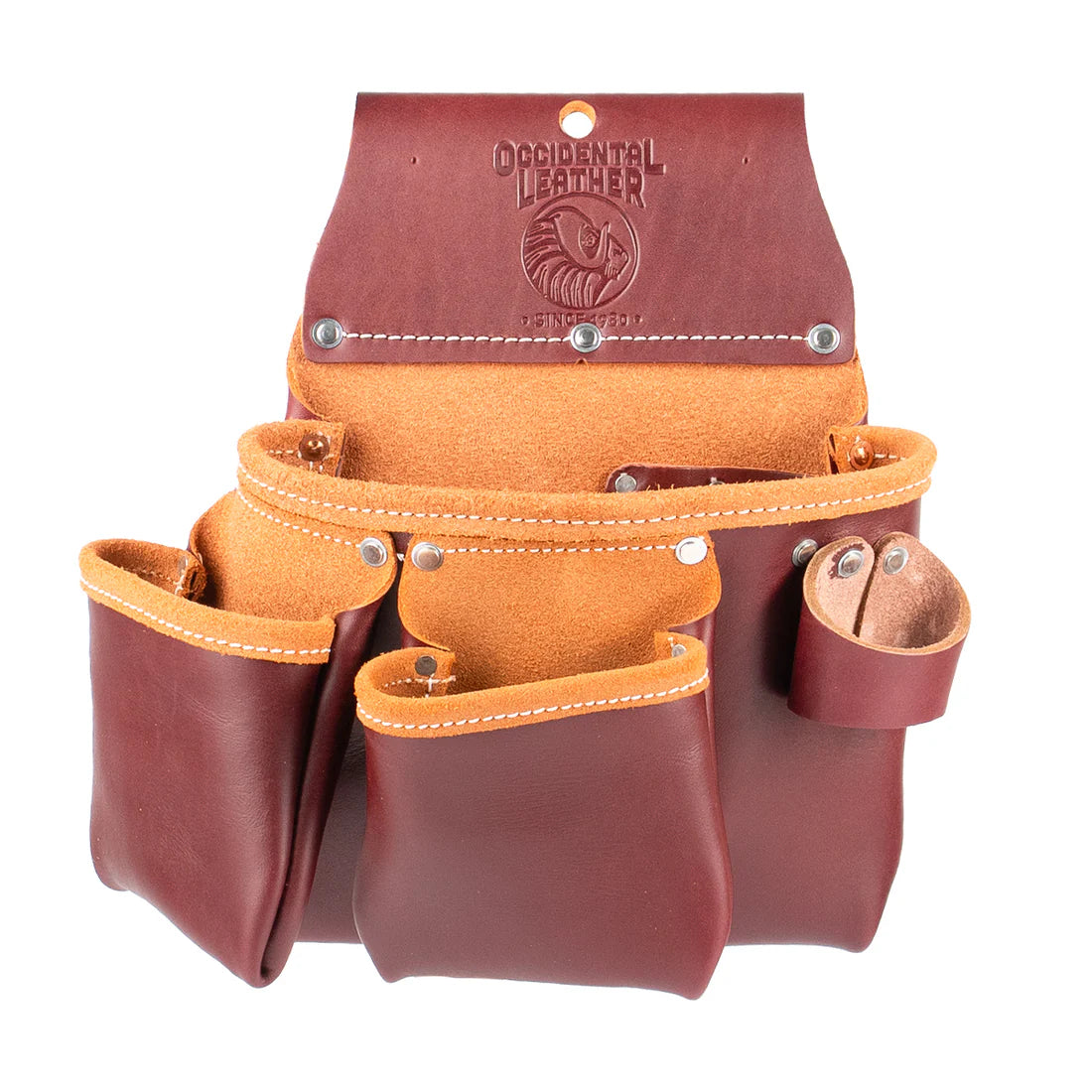 OCCIDENTAL LEATHER 5017DB 3 Pouch Pro Tool Bag