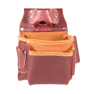 OCCIDENTAL LEATHER 5061LH 2 Pouch Pro Fastener Bag - Left Handed