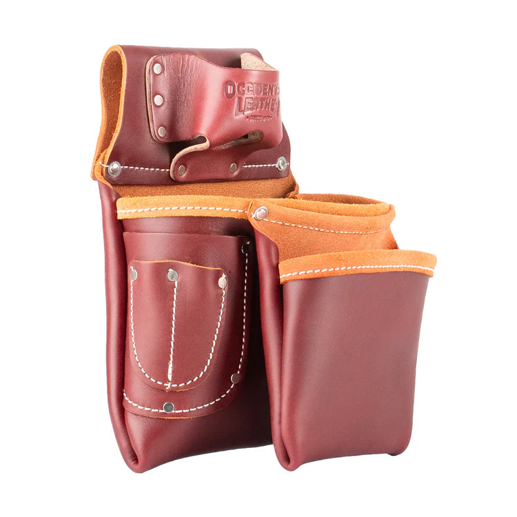 OCCIDENTAL LEATHER 5061 2 Pouch Pro Fastener Bag