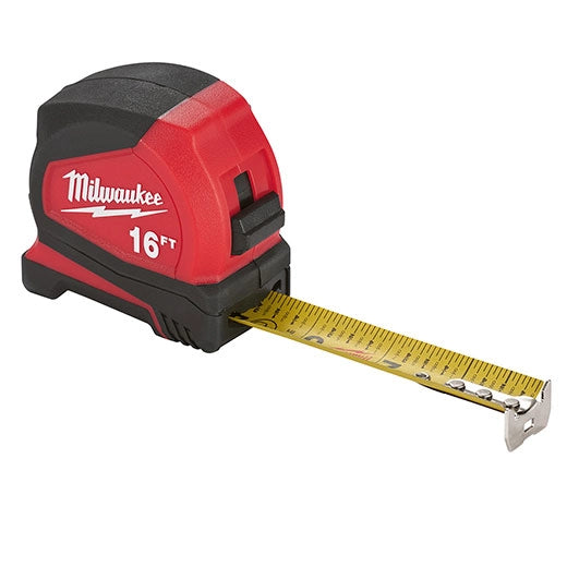 MILWAUKEE 48-22-6616 16 ft. Compact Tape Measure