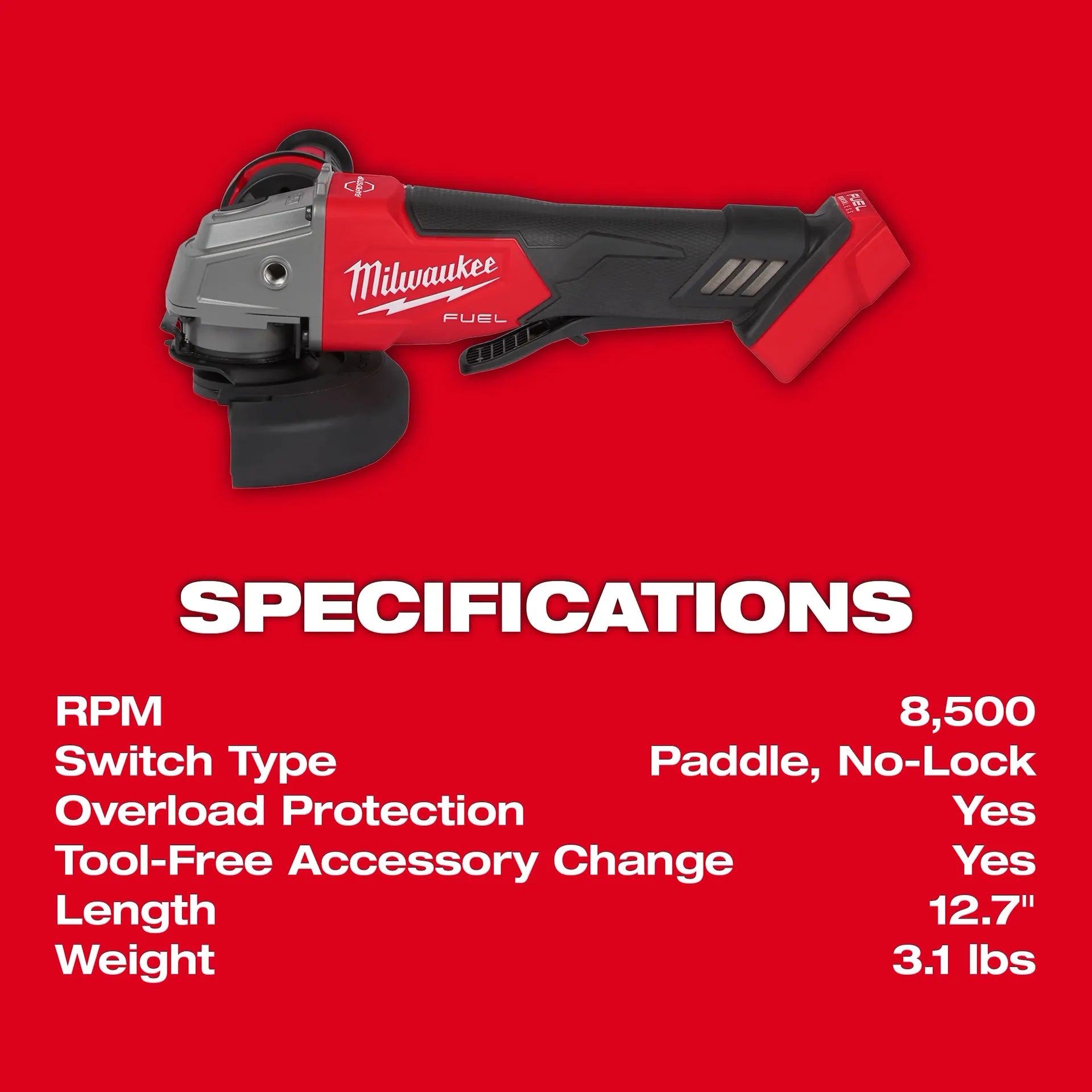 MILWAUKEE 2880-20 M18 FUEL™ 4-1/2